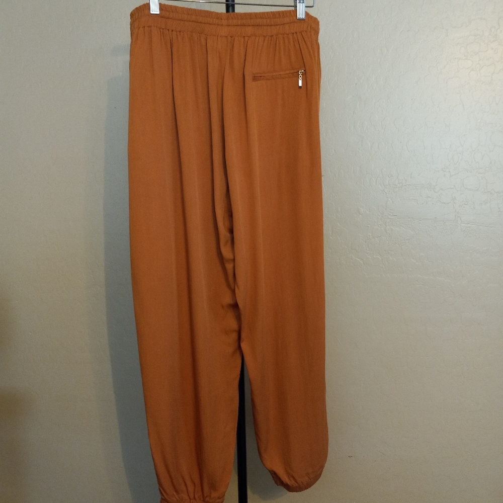 NEW Haute Fox Curve Boho Harem Woven Jogger Pants - Picture 3 of 9